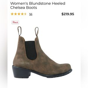 Women's Blundstone Heeled Chelsea Boots